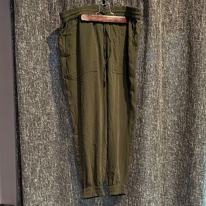 Ann Taylor Dark Green Jogger Pants